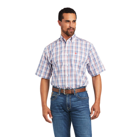 Ariat Men's Kaspar Classic Fit Short Sleeved Shirt, Medium