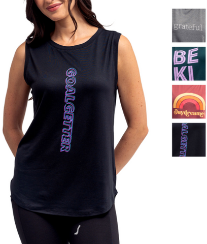 FITKICKS CROSSOVERS Active Lifestyle T-Shirt, Open Back