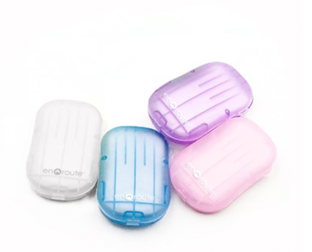 En Route Glass Nail File, In a No Slip Travel Case, Assorted