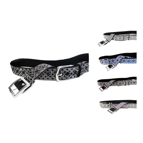 Angel Ranch Women's Calf Hair Western Belt with Crystals, M