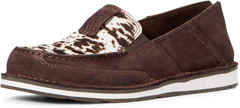 Ariat Womens Cruiser Suede Leather Hair-On Slip-On Shoe