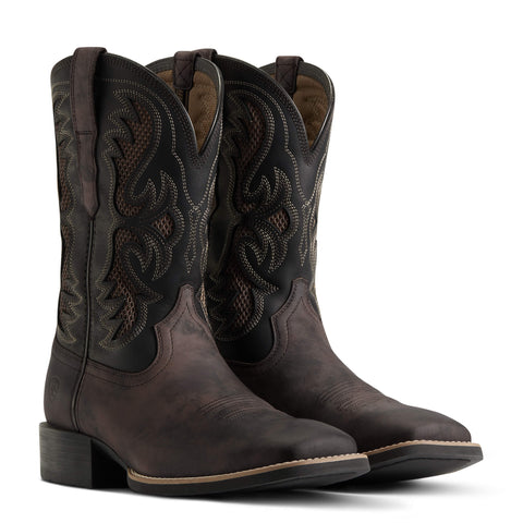 Ariat Mens Harness Patriot Ultra Western Leather Boots