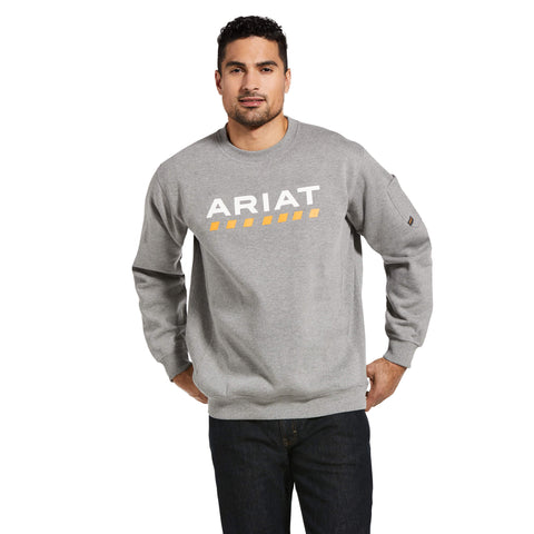 Ariat Mens Camo Flag Brushed Fleece Sweatshirt
