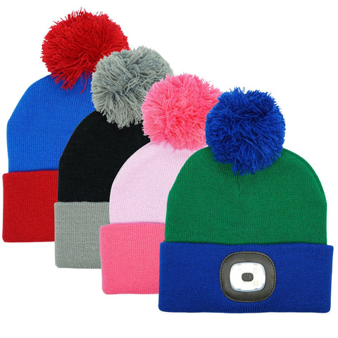 Night Scope Explorers Collection Knitted Rechargeable LED Beanie