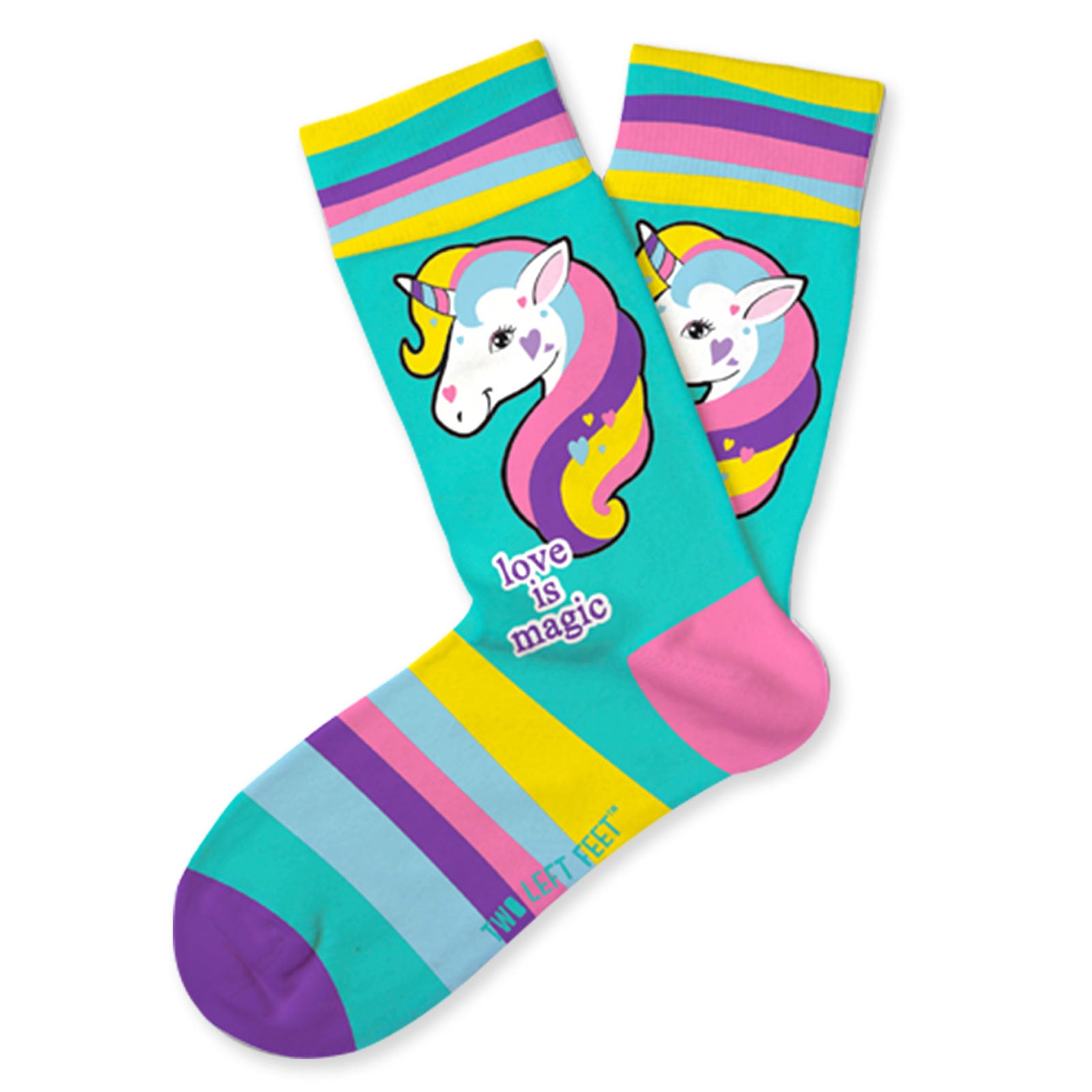 Two Left Feet Printed Kid Sock, Big Feet