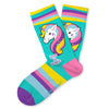 Two Left Feet Printed Kid Sock, Big Feet