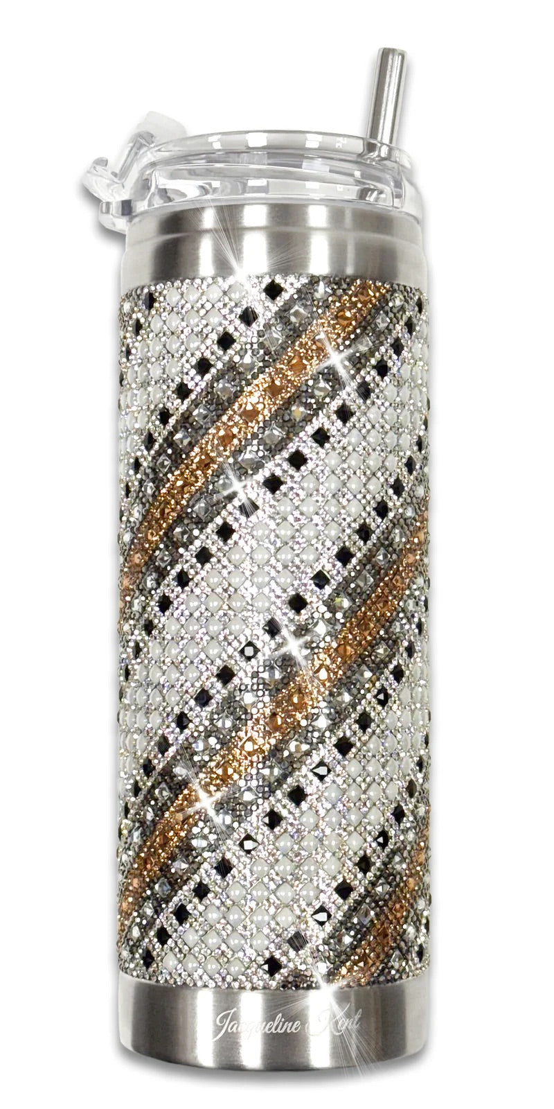 Jacqueline Kent Crystal Embellished Tumbler Travel Cup (Multi)