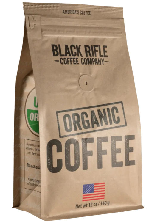 Black Rifle Coffee Company, Organic, Medium Roast, Whole Bean, 12 oz Bag