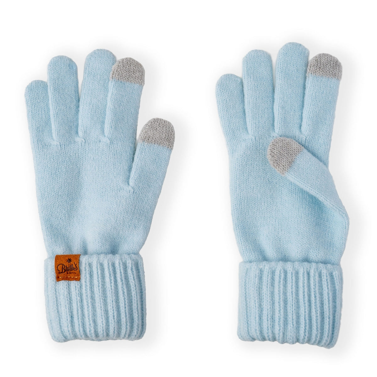 Britt's Knits Mainstay Touchscreen Knit Gloves with Cuffed Wrist
