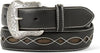 Ariat Mens Boot Stitch Filligree Cutout Western Leather Belt