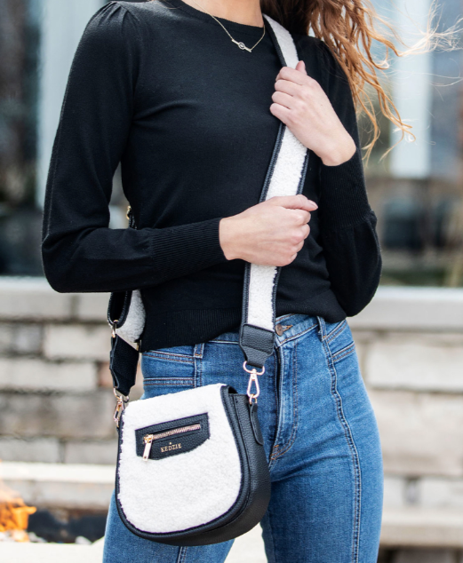 Kedzie Fireside Collection Interchangeable Straps in Vegan Sherpa