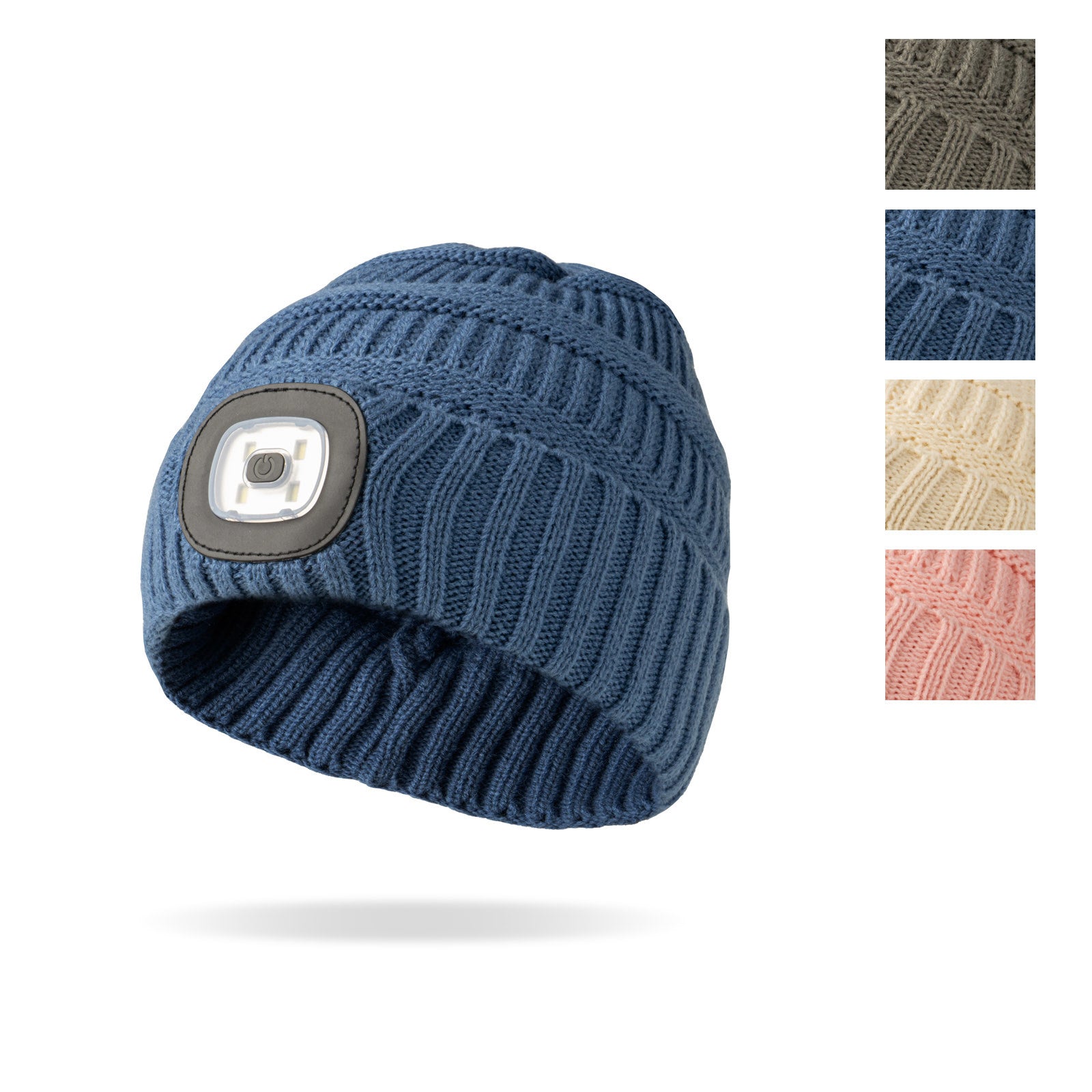 Night Scope Kid's Dakota Rechargeable LED Light Up Knitted Beanie Hat