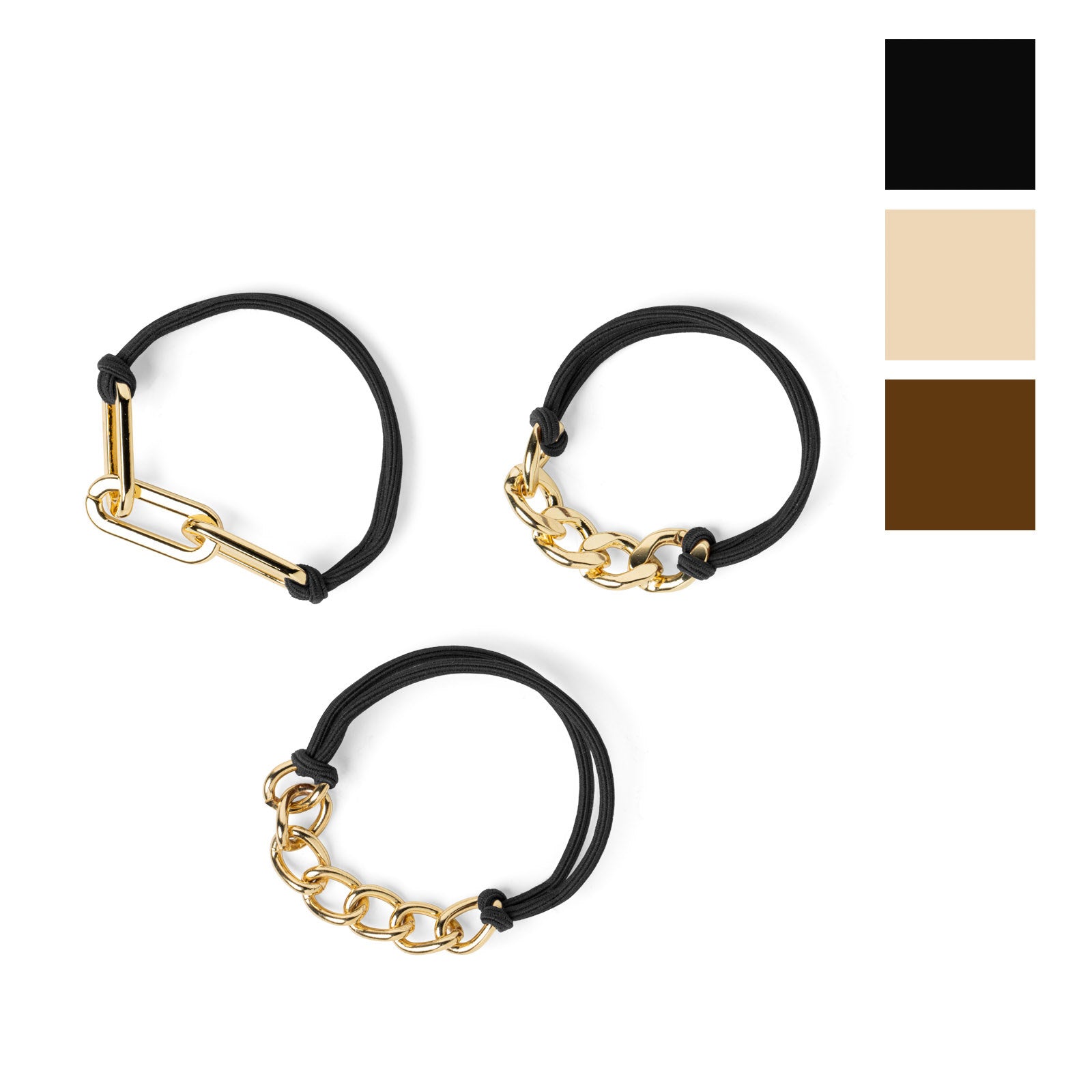 Crush Womens So Extra Bracelet Hair Tie- 3 Pack