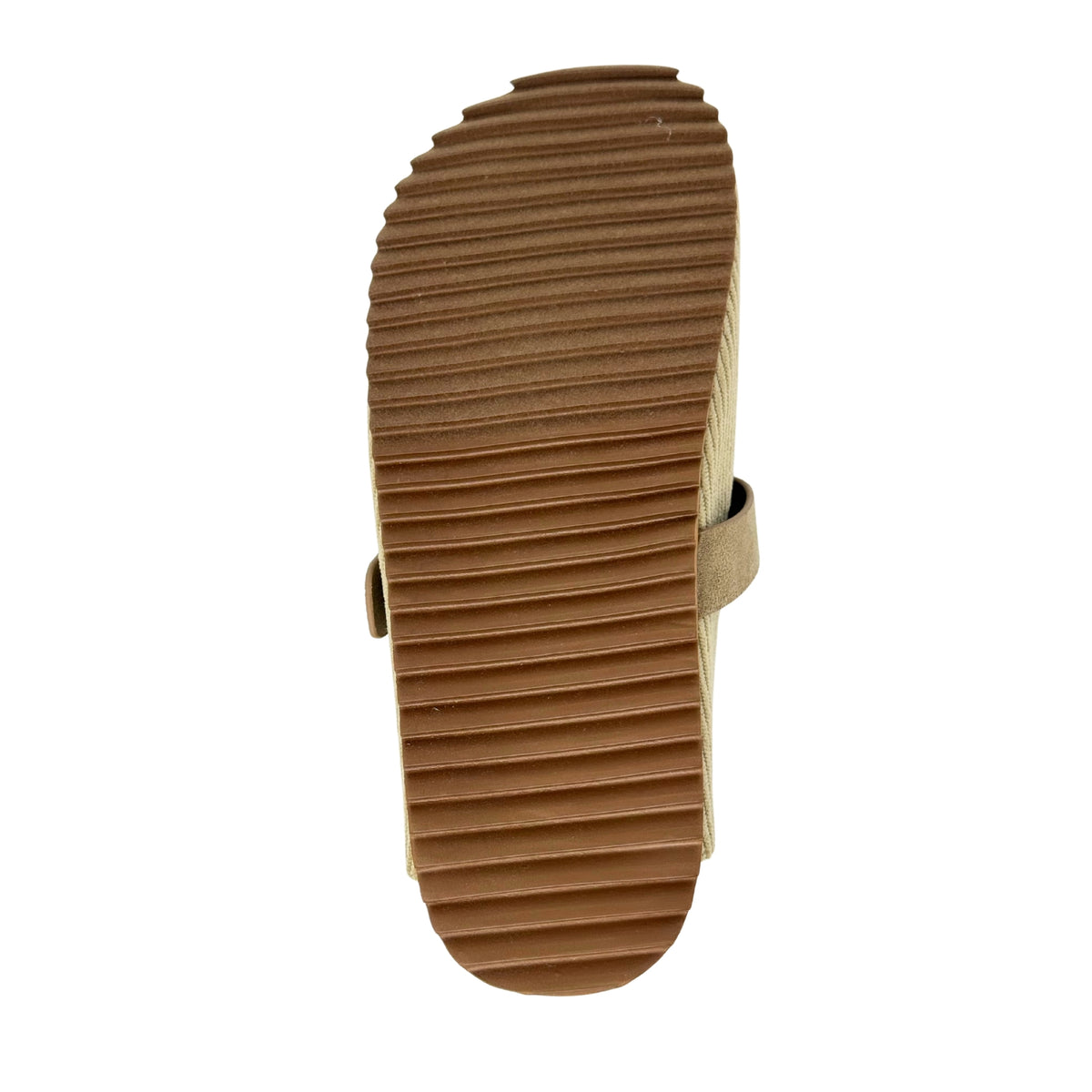 Very G Women's Joanna Corduroy Buckle Detail Slip-On Clogs, Cream