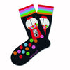 Two Left Feet Printed Kid Sock, Big Feet