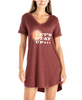 Hello Mello Let Me Sleep Shirt Pajama Dress