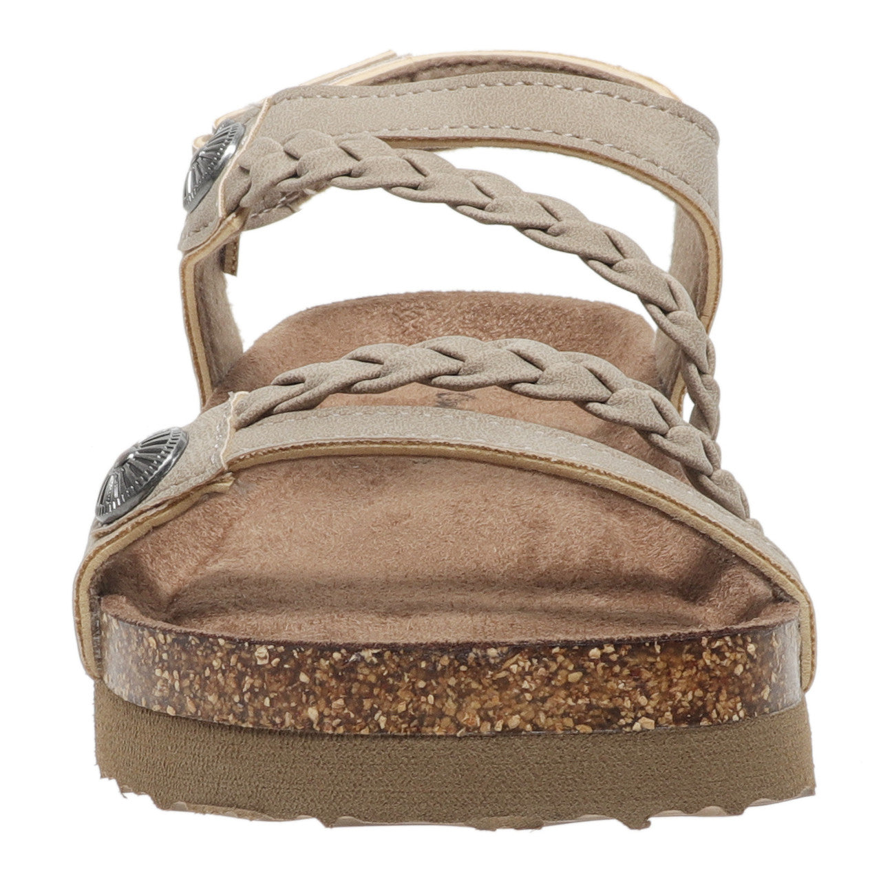 Outwoods Kids Prime-5 Hook and Loop Fashion Sandal, Taupe