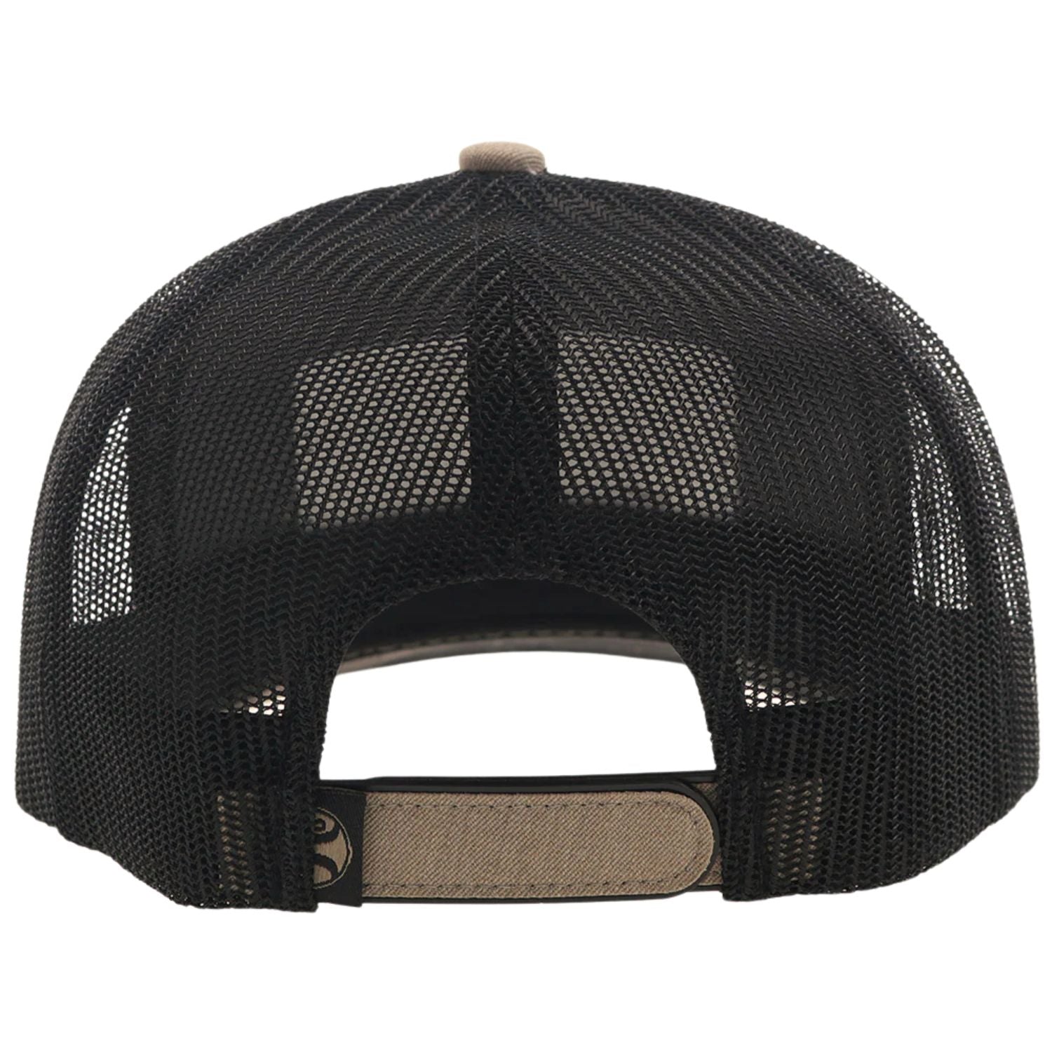 Hooey Mens Rank Stock Logo Patch Adjustable Snapback Cap Hat, Tan/Black