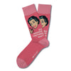 Two Left Feet Retro Remix Adult Sock, Small Feet