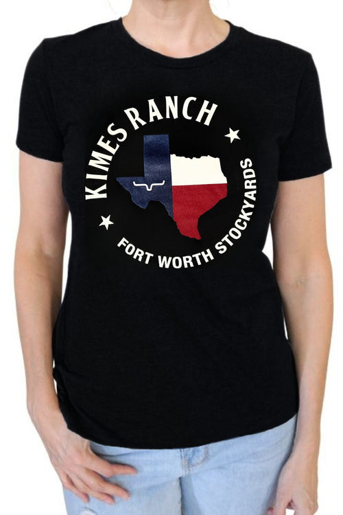 Kimes Ranch Ladies Texas Circle Tee Short Sleeve T-Shirt
