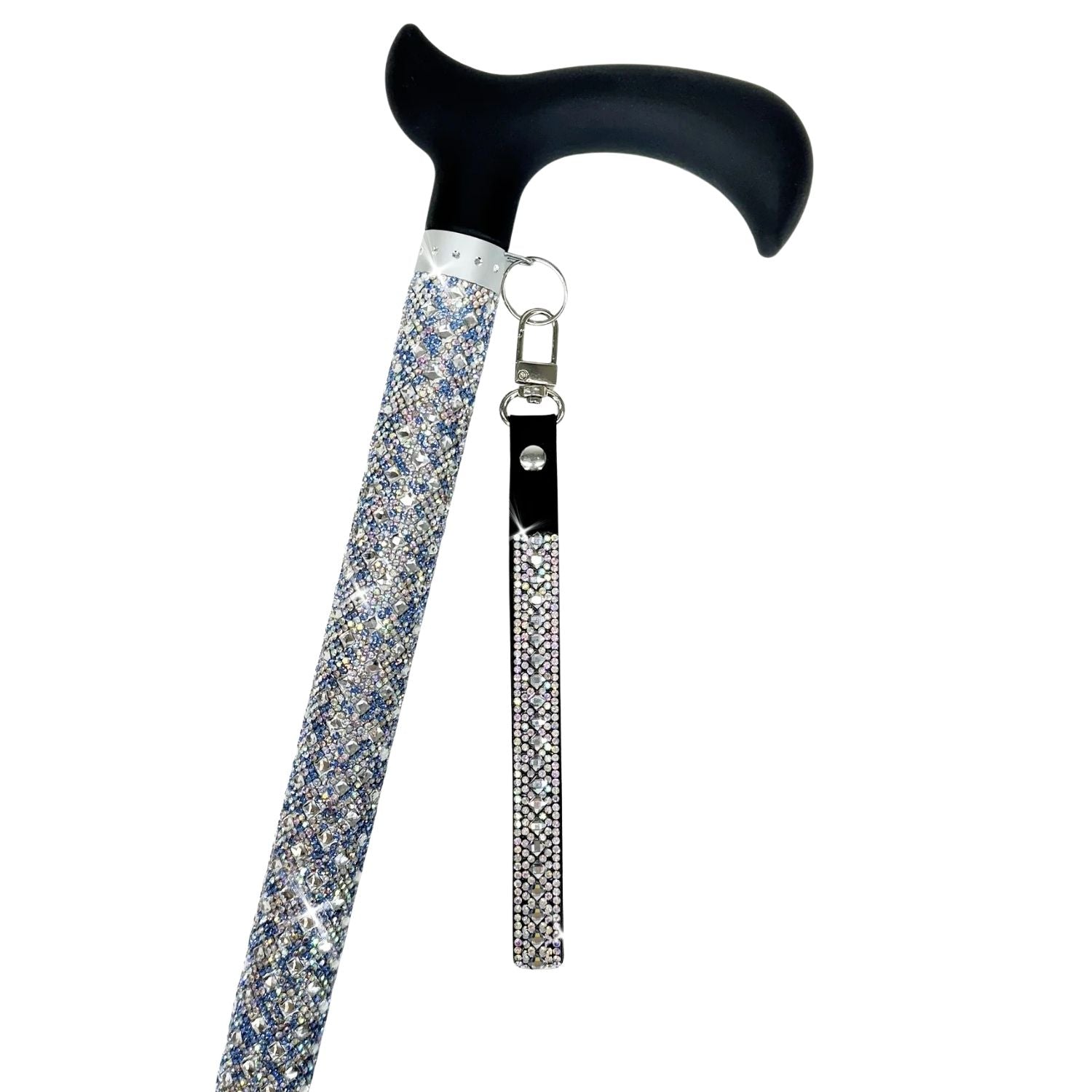 Jacqueline Kent Cupcake Adjustable Crystal Rhinestone Fashion Walking Cane