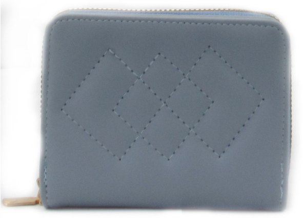 AR New York Zipper Wallet, Blue