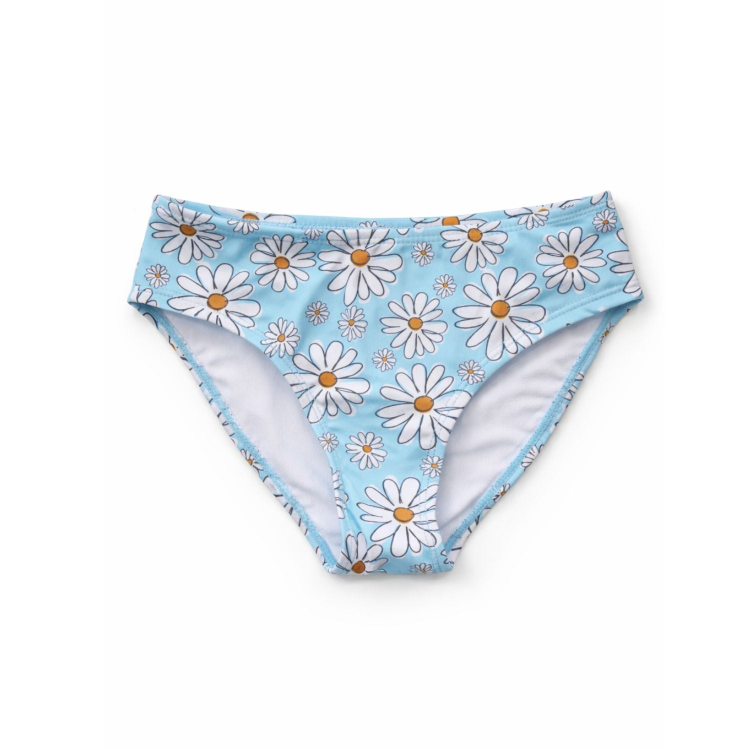 Heat Swimwear Toddler Girls Blue Daisy Peplum Tankini Swimsuit Set