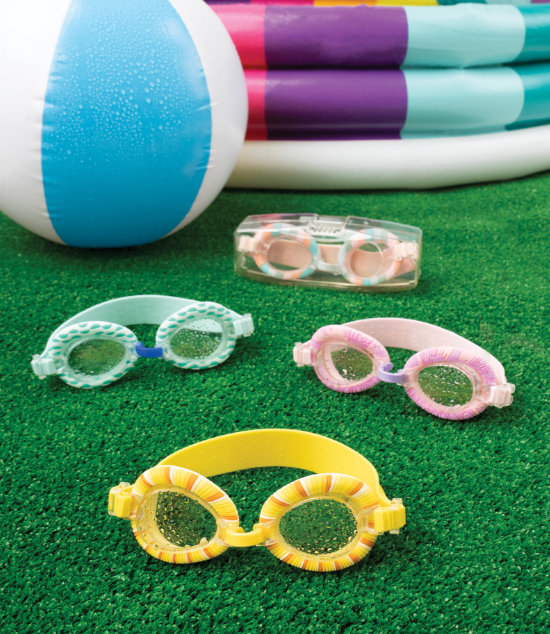 Juice Box UV Protected lenses, Kids, 3+, Swim Swimming Goggles & Case