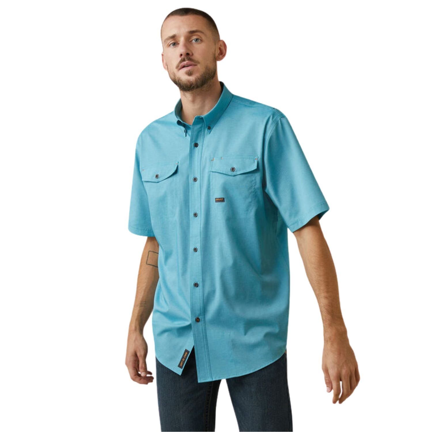 Ariat Mens Rebar Made Tough VentTEK DuraStretch Work Shirt
