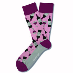Two Left Feet Printed Adult Sock, Small Feet