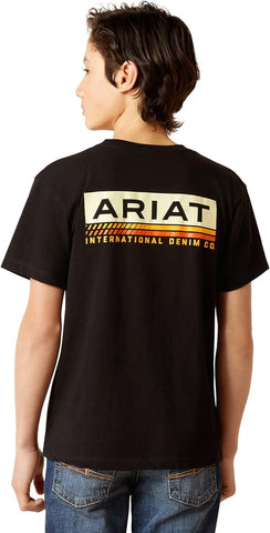Ariat Youth Boys Minimalist Flag Short Sleeve T-Shirt