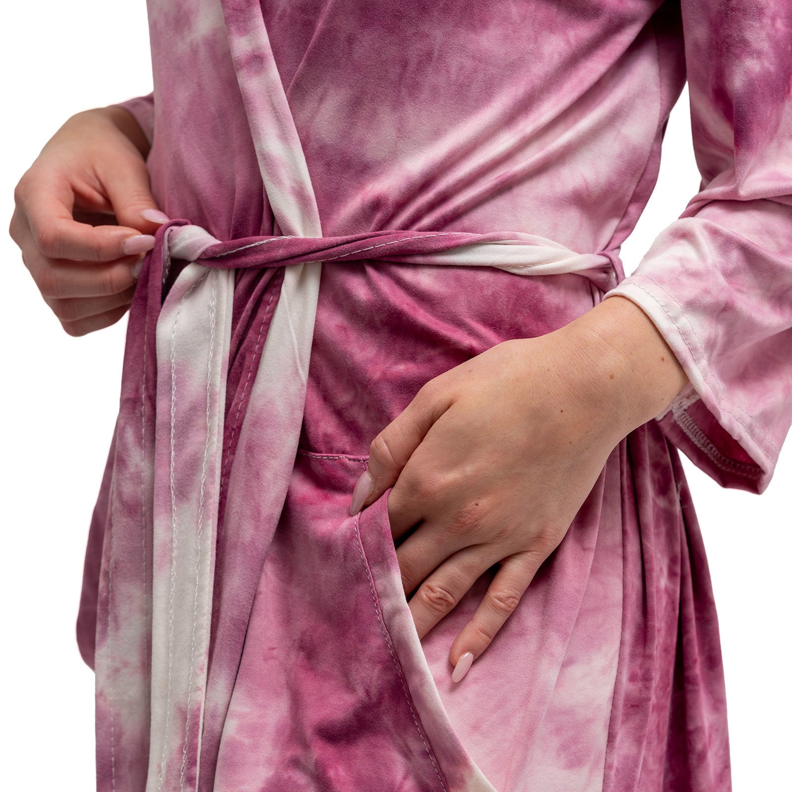 Hello Mello Womens Dyes The Limit Robe 2.0 (Orchid, Small/Medium)