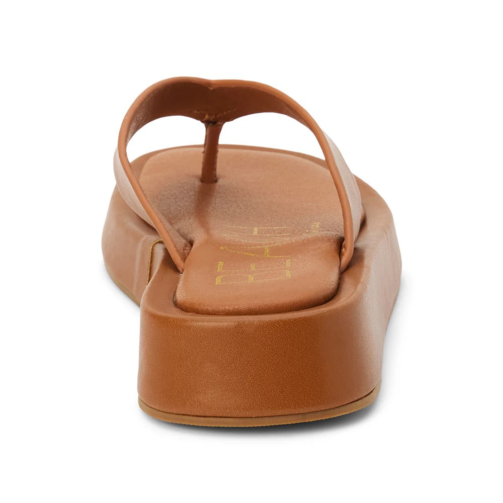 Beach by Matisse Footwear Mallorca Faux Leather Platform Flip Flop Sandal-Cognac