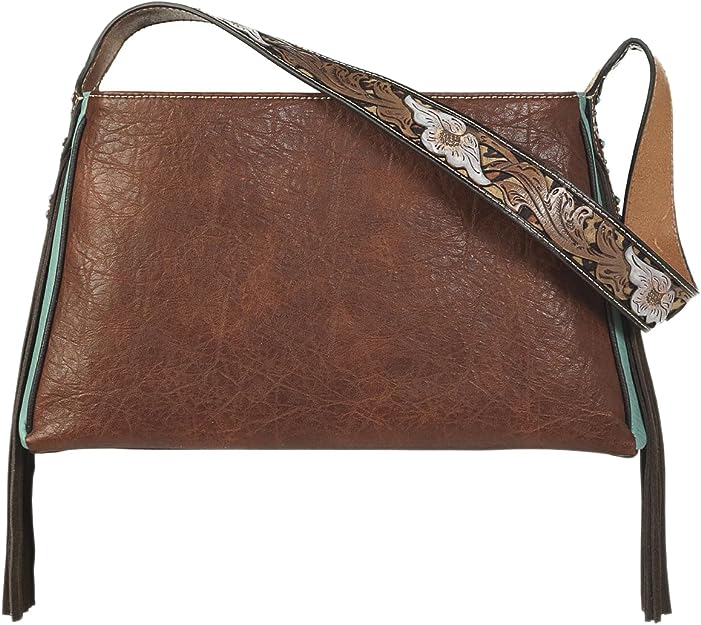 Nocona Western Womens Jean Concealed Carry Satchel Bag (Brown)
