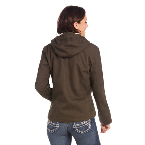 Ariat Womens REAL Outlaw Hooded Zip Front Jacket