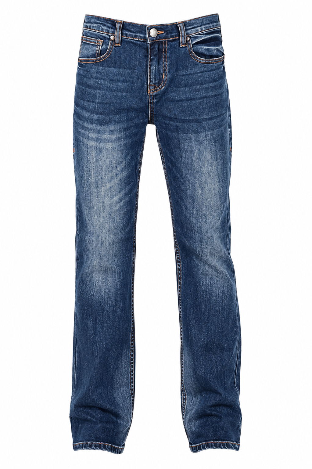 B.Tuff Boys Fired Up Western Bootcut Mid Rise Jeans