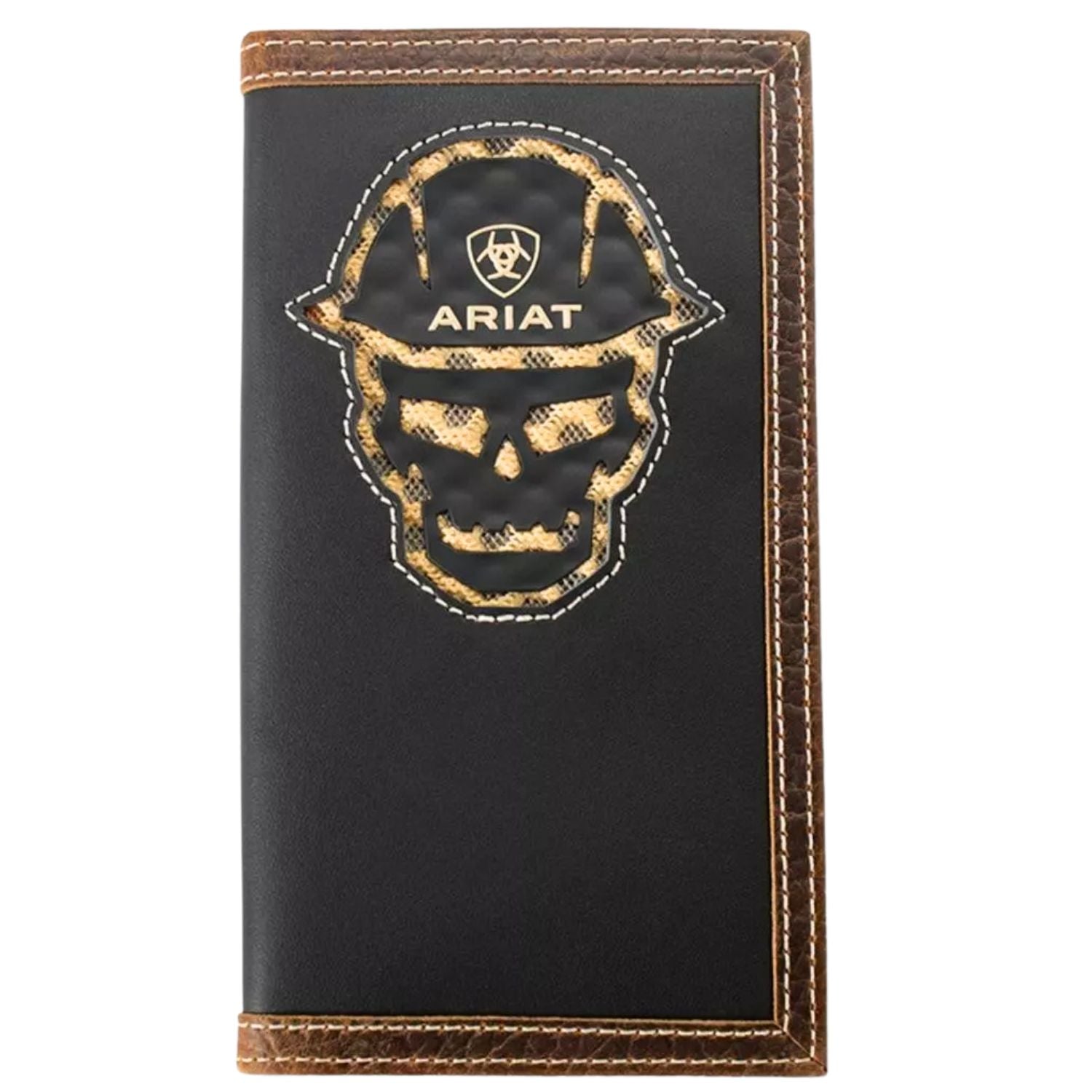 Ariat Work Mens Roughneck VenTEK RFID Mesh Interior Rodeo Checkbook Wallet