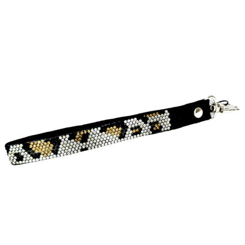 Jacqueline Kent Wild Leopard Lux Collection Phone Wrist Strap