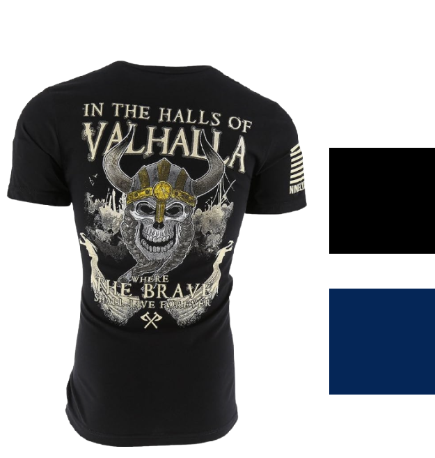 Nine Line Valhalla Men's Short Sleeve 100% Cotton T-Shirt