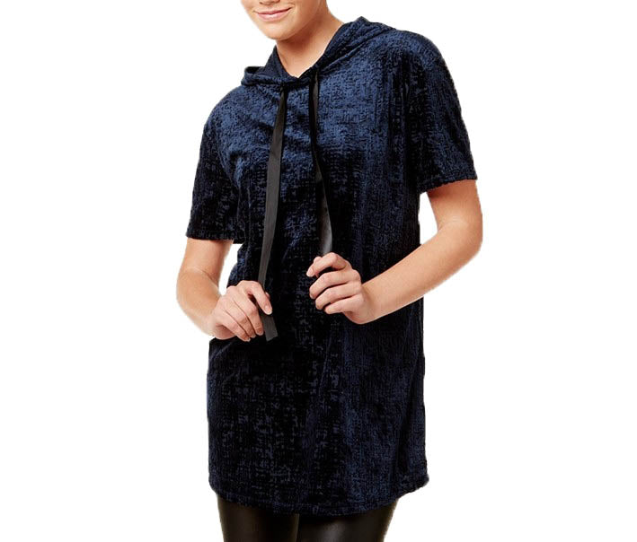 Gypsies & Moondust Juniors' Burnout Velvet Shirt