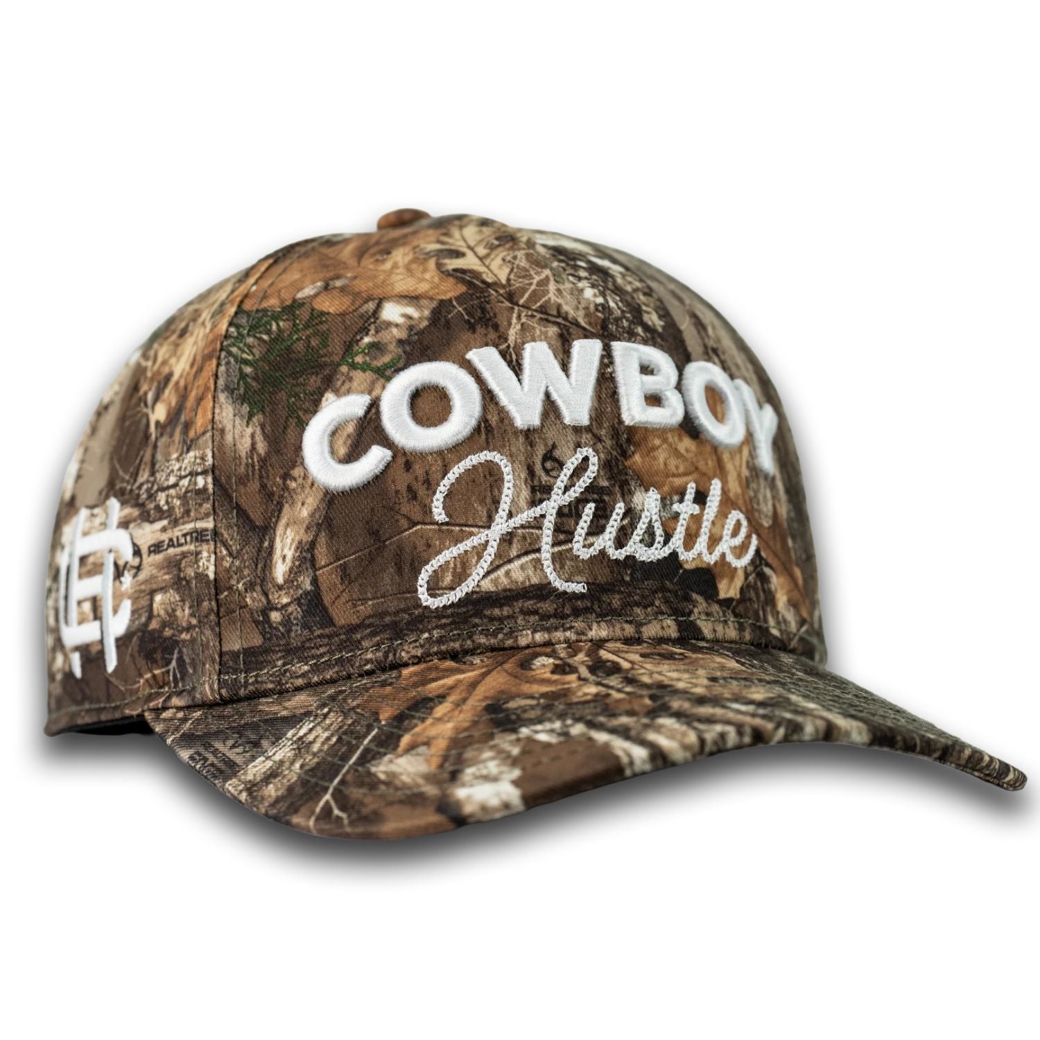 Lane Frost Cowboy Hustle Backwoods Camo Adjustable Snapback Cap Hat