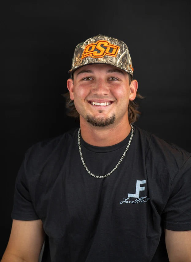 Lane Frost Longshot Oklahoma State University Cowboy Collection OSU Camo Hat