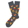 Two Left Feet Printed Adult Sock, Small Feet