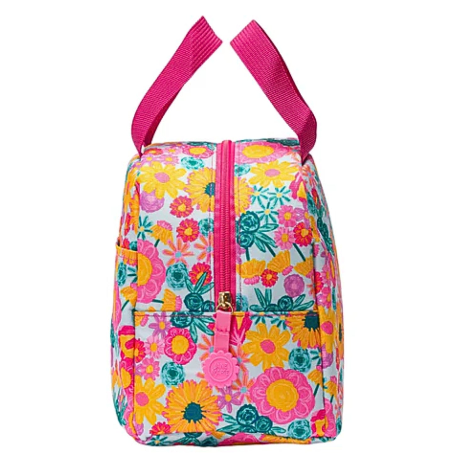 Jane Marie Kids Girls Bold Floral Water Resistant School Lunch Box