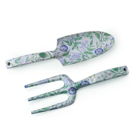 Seed & Sprout Gardening Tool Set, Hand Rake and Hand Shovel Matching Set