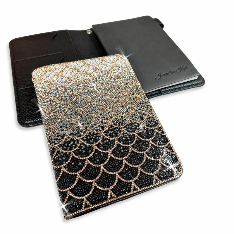 Jacqueline Kent Mermaid Crystal Embellished Notebook Cover