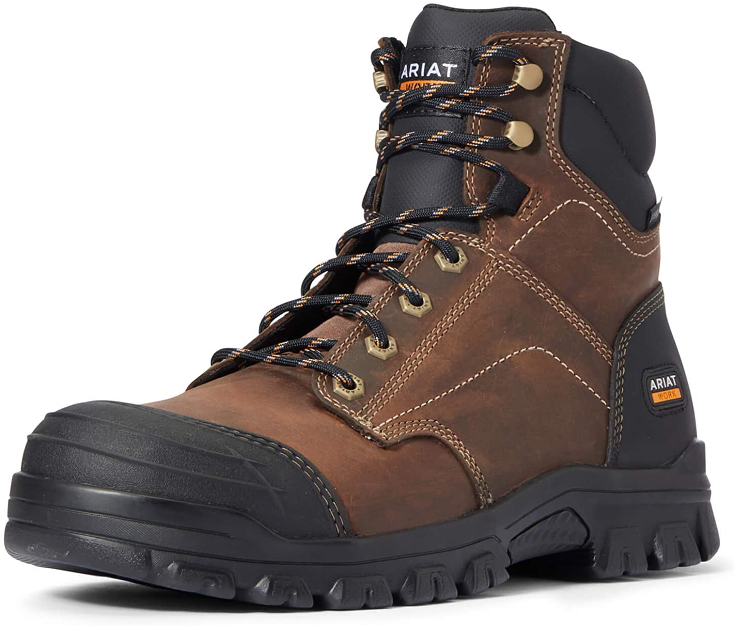 Ariat Mens Treadfast 6" Steel Toe Electrical Hazard Work Boot