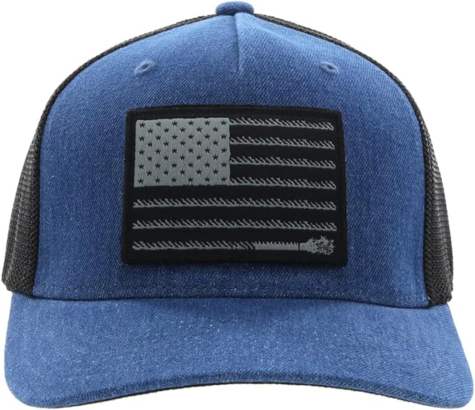 HOOEY Liberty Roper Adjustable Snapback Trucker Hat Cap