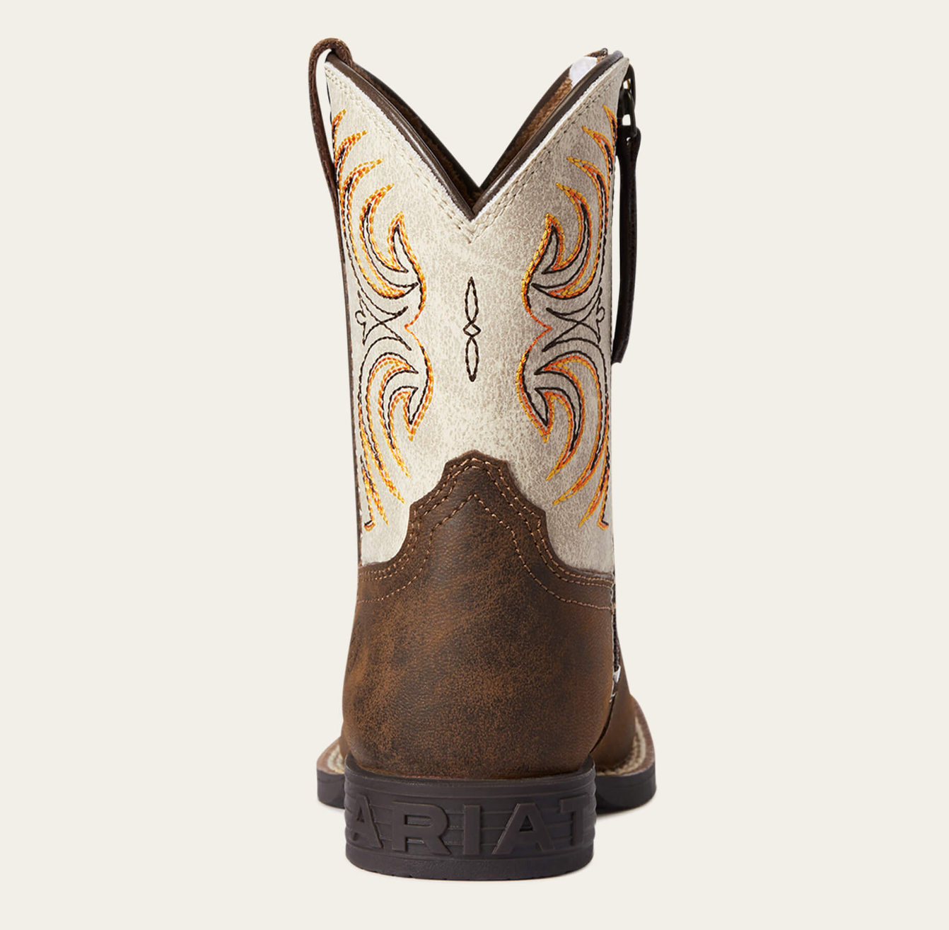 Ariat Kids Storm Western Boot, Brown