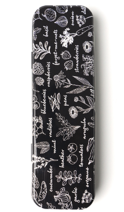 Seed & Sprout Gardening Labeling Set, Tin with Labeling Steaks and Colored Pencils